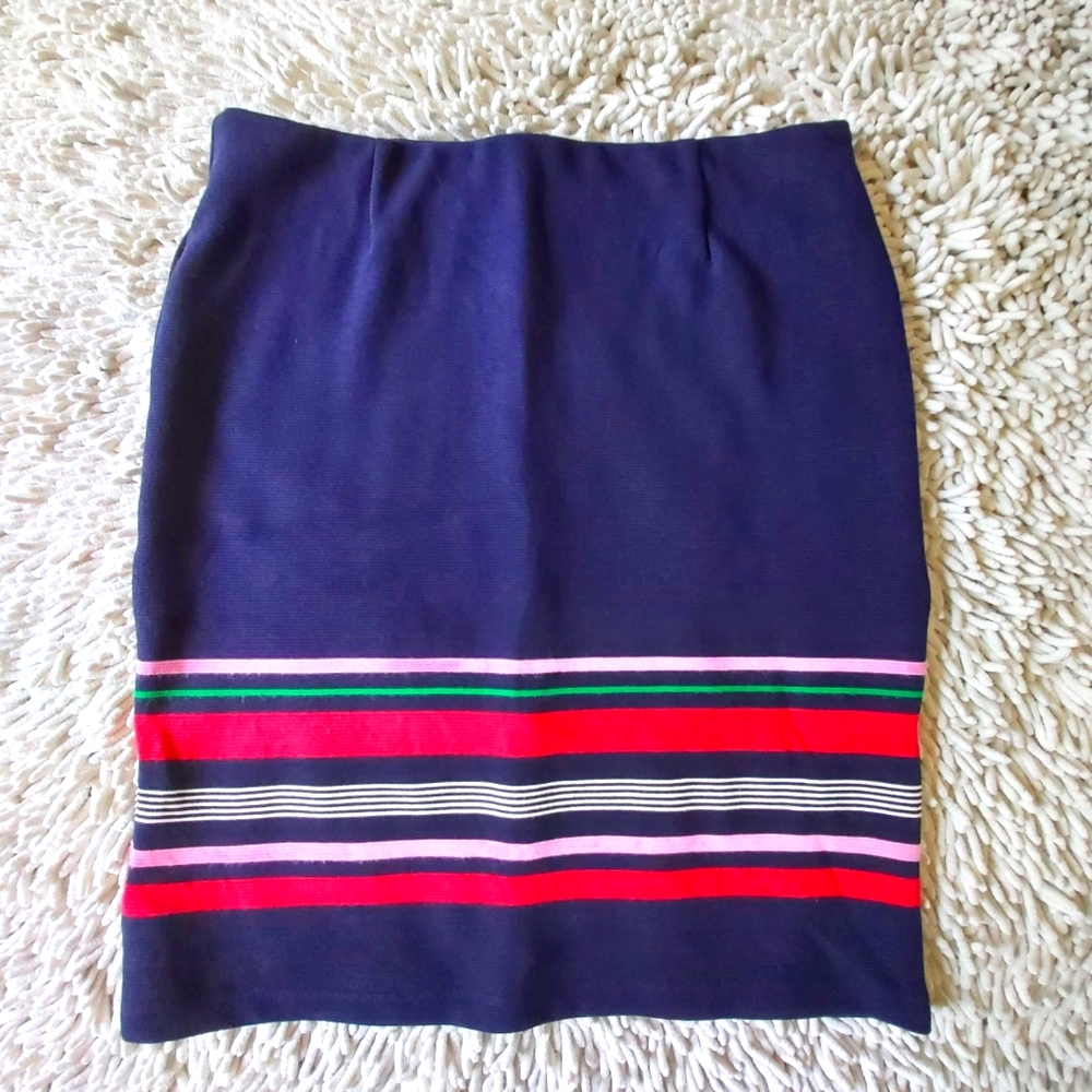 Esqualo navy blue skirt- size small